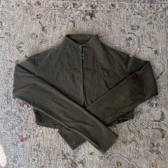 Fig Clothing Tops - Cool Eco-Friendly Cropped Bolero Top (designed in Montreal)